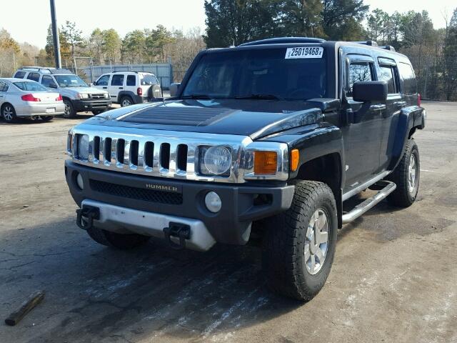 5GTEN43EX88202887 - 2008 HUMMER H3 LUXURY BLACK photo 2