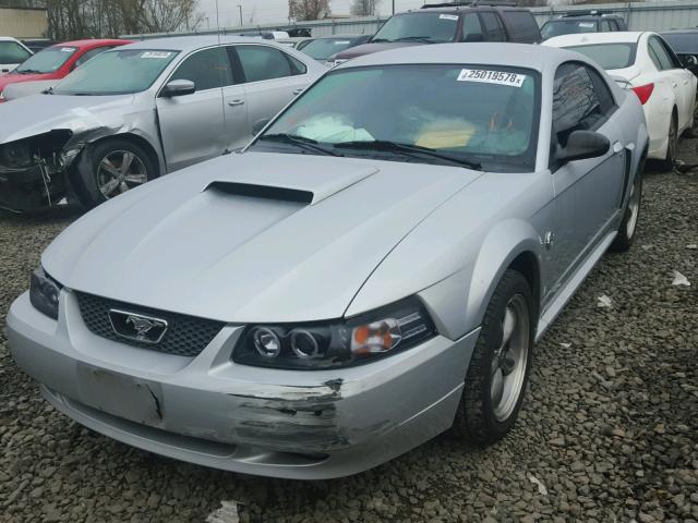 1FAFP42X44F126247 - 2004 FORD MUSTANG GT SILVER photo 2