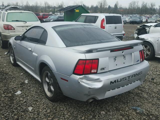 1FAFP42X44F126247 - 2004 FORD MUSTANG GT SILVER photo 3