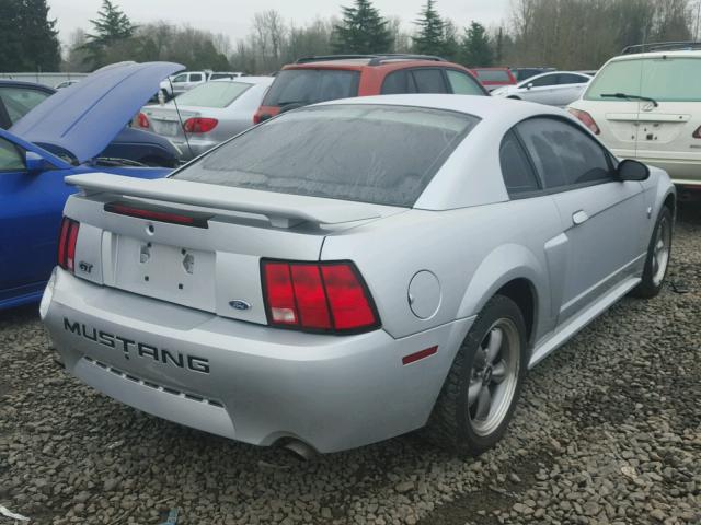 1FAFP42X44F126247 - 2004 FORD MUSTANG GT SILVER photo 4