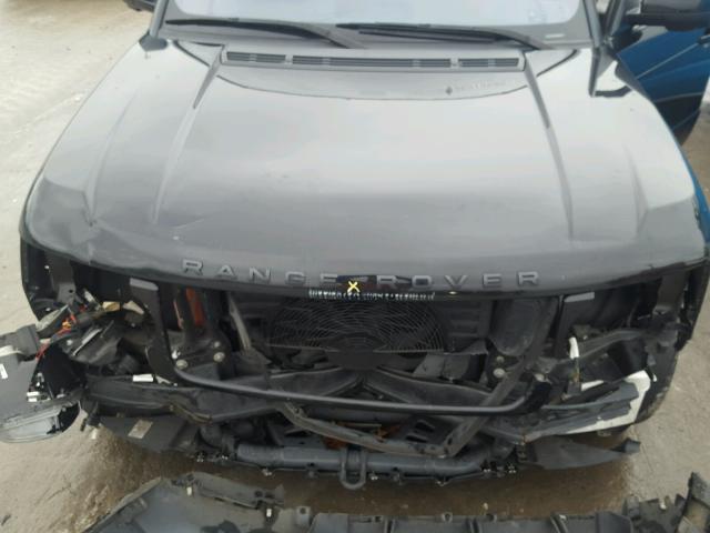 SALMP1E49CA378520 - 2012 LAND ROVER RANGE ROVE BLACK photo 7