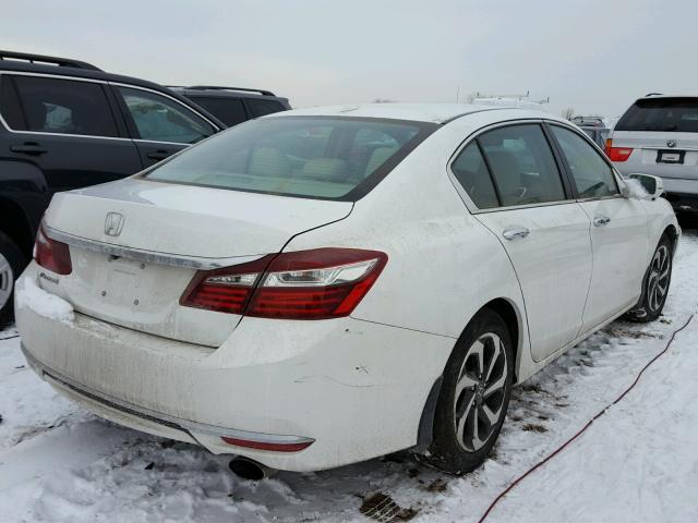 1HGCR2F95GA022621 - 2016 HONDA ACCORD EXL WHITE photo 4