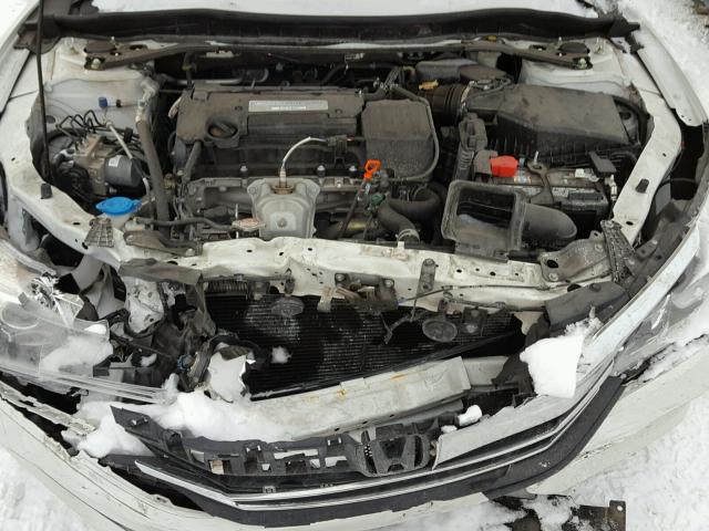 1HGCR2F95GA022621 - 2016 HONDA ACCORD EXL WHITE photo 7