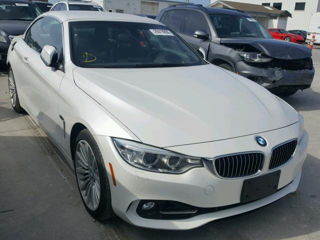 WBA3T3C54EJ877277 - 2014 BMW 435 I WHITE photo 1