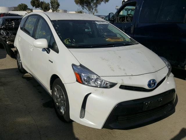 JTDZN3EU8FJ032056 - 2015 TOYOTA PRIUS V WHITE photo 1