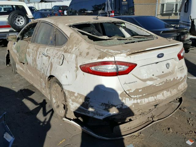 3FA6P0RU7GR282343 - 2016 FORD FUSION TIT WHITE photo 3