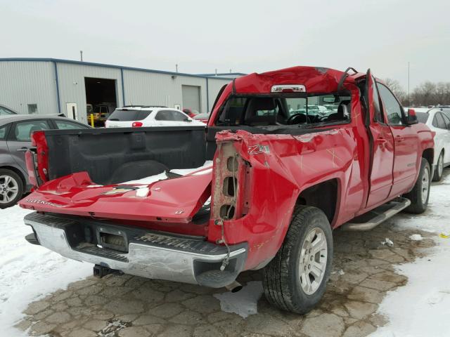 1GCVKREC3FZ155637 - 2015 CHEVROLET SILVERADO RED photo 4