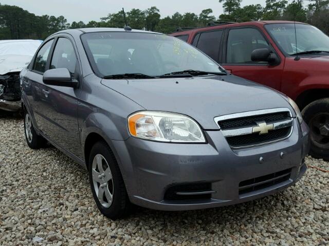 KL1TD56E29B628149 - 2009 CHEVROLET AVEO LS GRAY photo 1