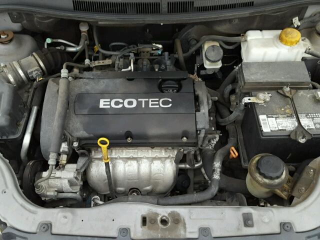 KL1TD56E29B628149 - 2009 CHEVROLET AVEO LS GRAY photo 7