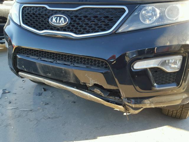 5XYKWDA20DG343521 - 2013 KIA SORENTO SX BLACK photo 9