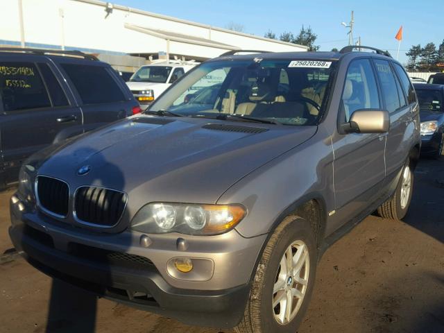 5UXFA13576LY41985 - 2006 BMW X5 3.0I BEIGE photo 2