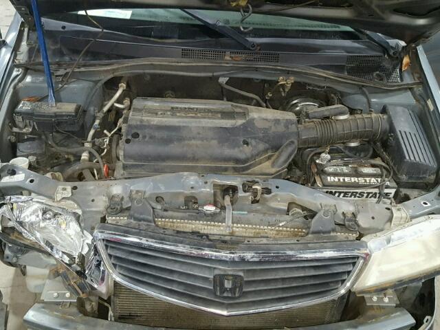 5FNRL18682B043020 - 2002 HONDA ODYSSEY EX BLUE photo 7