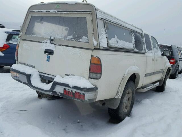 5TBBT44103S347722 - 2003 TOYOTA TUNDRA ACC WHITE photo 4