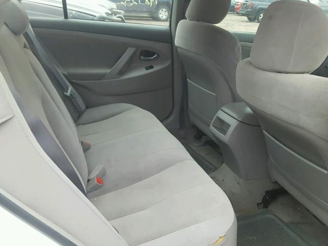4T1BE46K39U823386 - 2009 TOYOTA CAMRY BASE WHITE photo 6