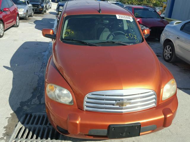 3GNDA23D68S532373 - 2008 CHEVROLET HHR LT ORANGE photo 9