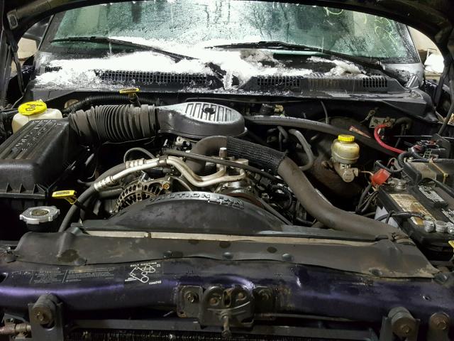 1B7GG22Y1WS598637 - 1998 DODGE DAKOTA PURPLE photo 7