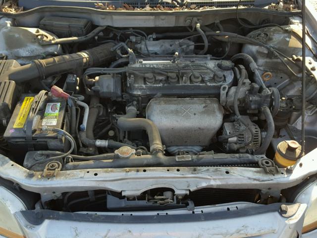 1HGCG66882A176317 - 2002 HONDA ACCORD EX SILVER photo 7