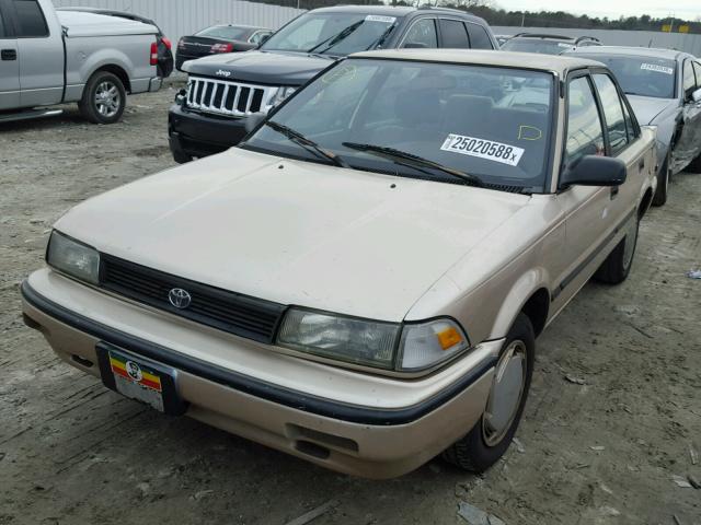 1NXAE94A5MZ197626 - 1991 TOYOTA COROLLA DL GOLD photo 2