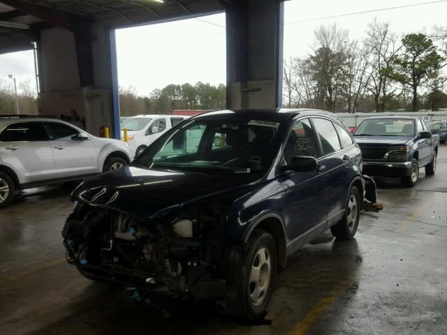 JHLRE38397C050657 - 2007 HONDA CR-V LX BLUE photo 2