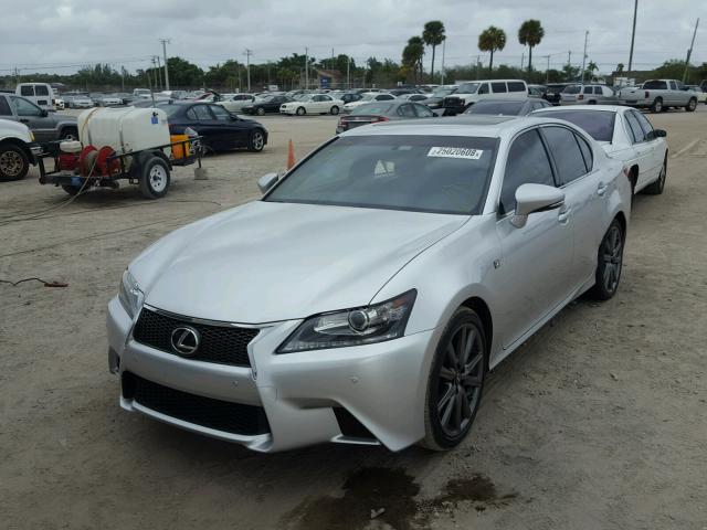 JTHBE1BL1D5022653 - 2013 LEXUS GS 350 GRAY photo 2