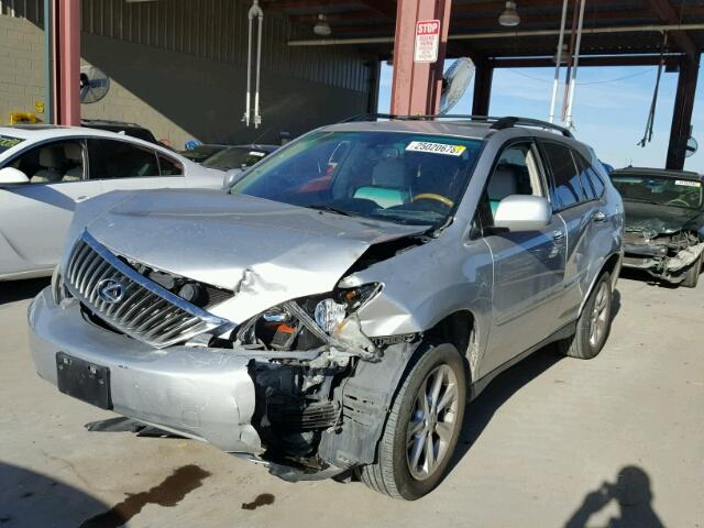 2T2GK31U89C064863 - 2009 LEXUS RX 350 SILVER photo 2