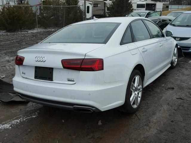 WAUFGAFC2GN115030 - 2016 AUDI A6 PREMIUM WHITE photo 4