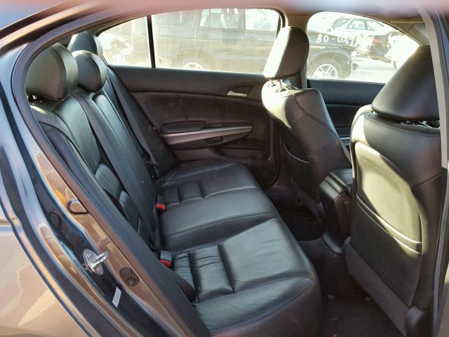 1HGCP36878A015948 - 2008 HONDA ACCORD EXL CHARCOAL photo 6