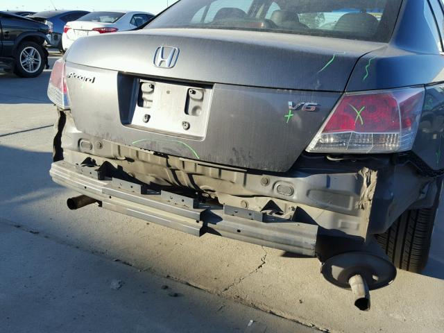 1HGCP36878A015948 - 2008 HONDA ACCORD EXL CHARCOAL photo 9