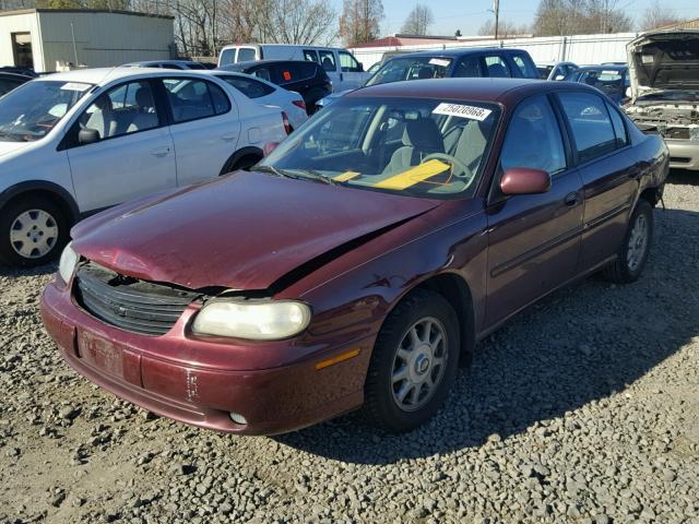 1G1NE52M3VY143367 - 1997 CHEVROLET MALIBU LS BURGUNDY photo 2