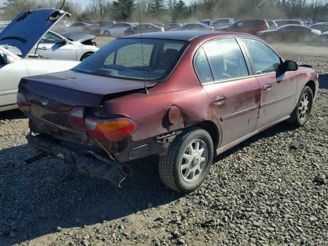 1G1NE52M3VY143367 - 1997 CHEVROLET MALIBU LS BURGUNDY photo 4