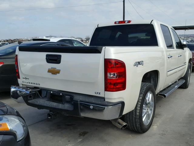 3GCPKTE74DG239147 - 2013 CHEVROLET SILVERADO WHITE photo 4