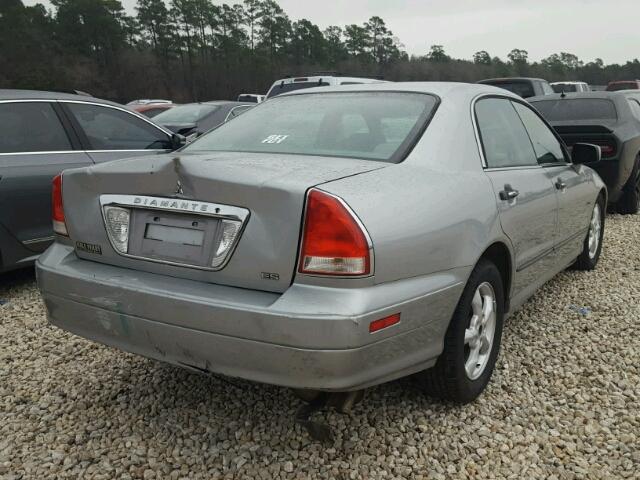 6MMAP57P43T009308 - 2003 MITSUBISHI DIAMANTE E GRAY photo 4