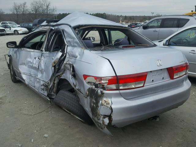 1HGCM56624A094832 - 2004 HONDA ACCORD EX SILVER photo 3