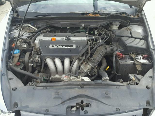 1HGCM56624A094832 - 2004 HONDA ACCORD EX SILVER photo 7