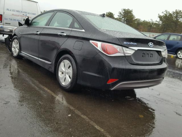 KMHEC4A45DA078193 - 2013 HYUNDAI SONATA HYB BLACK photo 3