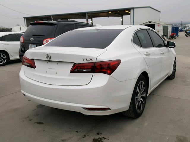 19UUB1F32FA016711 - 2015 ACURA TLX WHITE photo 4