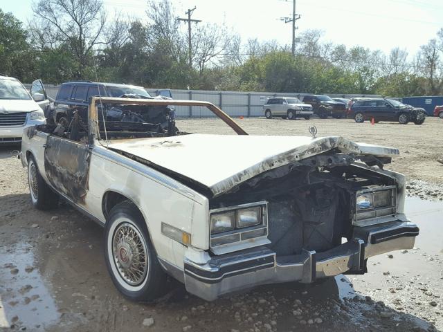 1G6AL6789EE631899 - 1984 CADILLAC ELDORADO B WHITE photo 1