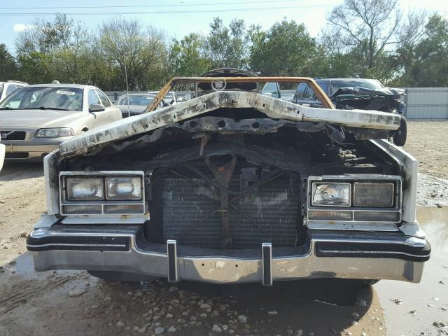 1G6AL6789EE631899 - 1984 CADILLAC ELDORADO B WHITE photo 9