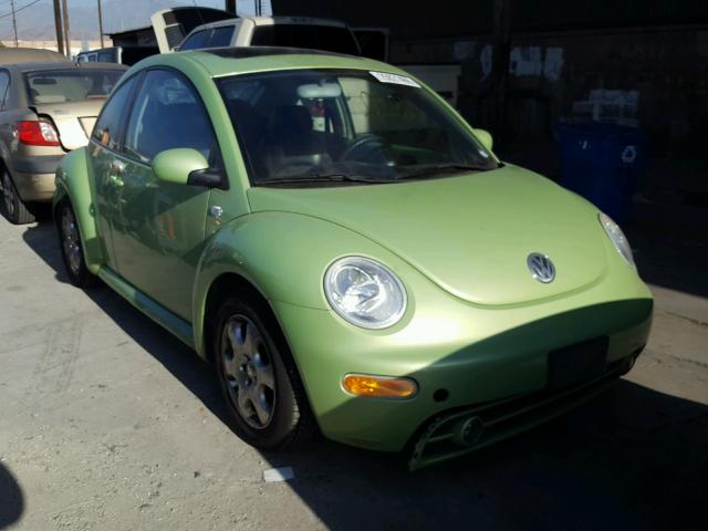 3VWCK21CX2M461411 - 2002 VOLKSWAGEN NEW BEETLE GREEN photo 1