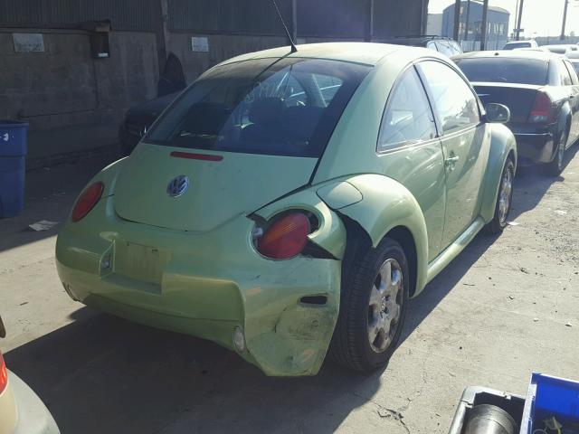 3VWCK21CX2M461411 - 2002 VOLKSWAGEN NEW BEETLE 绿色 照片 4