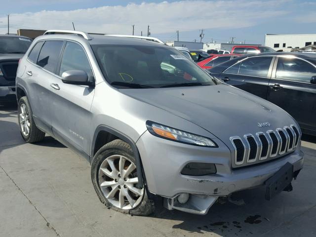 1C4PJMDS4FW642354 - 2015 JEEP CHEROKEE L SILVER photo 1