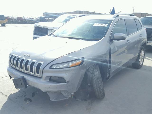 1C4PJMDS4FW642354 - 2015 JEEP CHEROKEE L SILVER photo 2