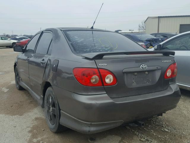 1NXBR32E48Z987209 - 2008 TOYOTA COROLLA CE CHARCOAL photo 3