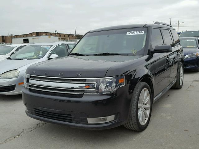 2FMGK5C83EBD44897 - 2014 FORD FLEX SEL BLACK photo 2