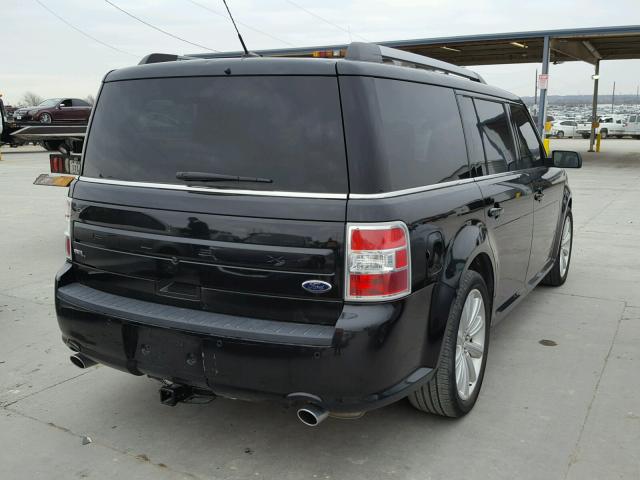 2FMGK5C83EBD44897 - 2014 FORD FLEX SEL BLACK photo 4