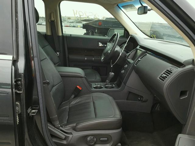 2FMGK5C83EBD44897 - 2014 FORD FLEX SEL Սև լուսանկար 5