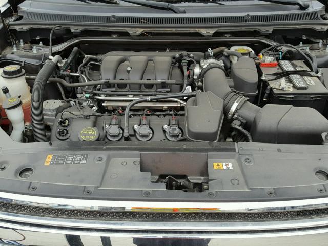 2FMGK5C83EBD44897 - 2014 FORD FLEX SEL Սև լուսանկար 7