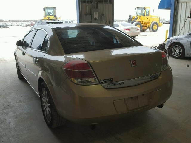 1G8ZV57727F198753 - 2007 SATURN AURA XR GOLD photo 3