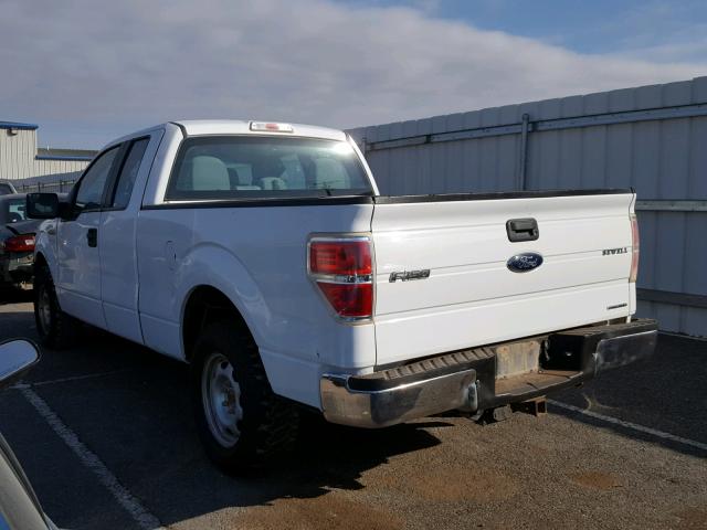 1FTFX1CF8DKG54086 - 2013 FORD F150 SUPER WHITE photo 3