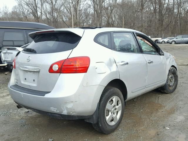 JN8AS5MT2CW284768 - 2012 NISSAN ROGUE S SILVER photo 4